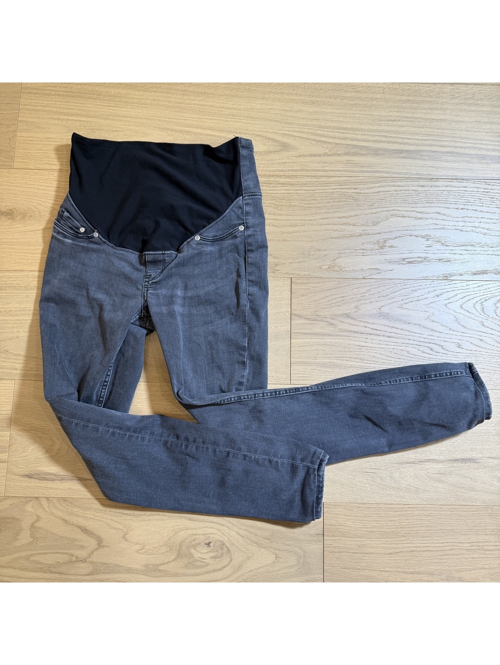 H&M Women's Charcoal gray Maternity Jeans – Size S